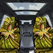 Alohawaii Accessories Car Seat Covers - (Custom) Polynesian Plumeria Yellow Personal Signature A24