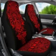 Alohawaii Accessories Car Seat Covers - Hawaii Turtle Polynesian - Red - Armor Style - AH J9