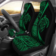 Alohawaii Accessories Car Seat Covers - Hawaii Turtle Map Polynesian - Green - Circle Style - AH J9