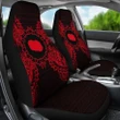 Alohawaii Accessories Car Seat Covers - Cook Islands Polynesia Map Red - BN39