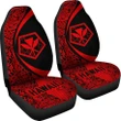 Alohawaii Accessories Car Seat Covers - Hawaii Kanaka Polynesian - Circle Style Red - AH J1