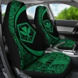 Alohawaii Accessories Car Seat Covers - Hawaii Kanaka Polynesian  - Circle Style Green - AH J1