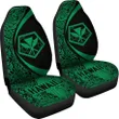 Alohawaii Accessories Car Seat Covers - Hawaii Kanaka Polynesian  - Circle Style Green - AH J1