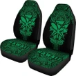 Alohawaii Accessories Car Seat Covers - Kanaka Map Polynesian - Green - Armor Style - AH J9