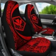 Alohawaii Accessories Car Seat Covers - Hawaii Kanaka Polynesian - Circle Style Red - AH J1