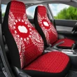 Alohawaii Accessories Car Seat Covers - Cook Islands Polynesia Map Red White - BN39