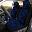 Alohawaii Accessories Car Seat Covers - Hawaii Turtle Map Polynesian - Blue - Circle Style - AH J9