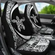 Alohawaii Accessories Car Seat Covers - Hawaii Turtle Polynesian - Circle Style - AH - White J9