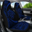 Alohawaii Accessories Car Seat Covers - Hawaii Turtle Map Polynesian - Blue - Circle Style - AH J9