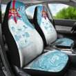 Alohawaii Accessories Car Seat Covers - Fiji Polynesian - Fiji Flag with Coat of Arms - BN15
