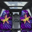 Alohawaii Accessories Car Seat Covers - (Custom) Polynesian Plumeria Purple Personal Signature A24