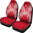 Alohawaii Accessories Car Seat Covers - New Caledonia Polynesia Map Red White - BN39