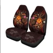 Alohawaii Accessories Car Seat Covers - Cook Islands Polynesian - Legend of Cook Islands (Red) - BN15