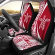 Alohawaii Accessories Car Seat Covers - Hawaii Turlte Polynesian - Circle Style - AH - Red J9