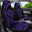 Alohawaii Accessories Car Seat Covers - Hawaii Turtle Map Polynesian - Purple - Circle Style - AH J9