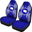 Alohawaii Accessories Car Seat Covers - Cook Islands Polynesia Map Blue - BN39