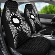 Alohawaii Accessories Car Seat Covers - Cook Islands Polynesia Map Black - BN39