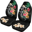 Alohawaii Accessories Car Seat Covers - Fiji Coat Of Arms Polynesian With Hibiscus-2 TH5