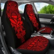 Alohawaii Accessories Car Seat Covers - Kanaka Map Polynesian - Red - Armor Style - AH J9