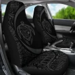Alohawaii Accessories Car Seat Covers - Hawaii Turtle Map Polynesian - Gray - Circle Style - AH J9