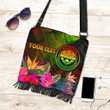 Alohawaii Handbag, Federated States of Micronesia Polynesian Personalised Boho Handbag,  Hibiscus and Banana Leaves | Alohawaii.co