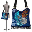 Alohawaii Handbag, American Samoa Polynesian Boho Bag,  Blue Polynesian Eagle | Alohawaii.co