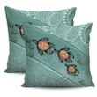 Alohawaii Home Set - Hawaii Turtle Swimming Tribal Polynesian Pillow Covers Min Style | Alohawaii.co