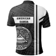 Alohawaii Shirt - Polo Shirt American Samoa White Boba Style - AH - J14