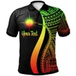Alohawaii Shirt, Polo Shirt Polynesian Hibiscus Marshall Islands Custom Personalised Reggae, Polynesian Tentacle Tribal Pattern | Alohawaii.co