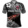 Alohawaii Shirt, Polo Shirt Polynesian Hibiscus (Custom Personalised) Rewa Rugby Union Fiji Unique Vibes, Black | Alohawaii.co