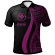 Alohawaii Shirt, Polo Shirt Polynesian Hibiscus Hawaii Blackberry, Polynesian Tentacle Tribal Pattern | Alohawaii.co