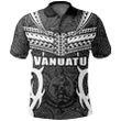 Alohawaii Shirt, Polo Shirt Polynesian Hibiscus Vanuatu Coat Of Arms Tribal Polynesian, Tan Style | Alohawaii.co