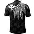 Alohawaii Shirt, Polo Shirt Polynesian Hibiscus Polynesian Hawaii Kanaka Maoli Personalised, Polynesian Wings (White) | Alohawaii.co