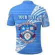 Alohawaii Shirt - Polo Shirt (Custom Personalised) Apifoou College Tonga Unique Version Blue A7