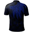 Alohawaii Shirt, Polo Shirt Polynesian Hibiscus Polynesian Hawaii, Polynesian Wings (Blue) | Alohawaii.co