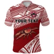 Alohawaii Shirt, Polo Shirt Polynesian Hibiscus (Custom Personalised) Rewa Rugby Union Fiji Special Version, Red | Alohawaii.co
