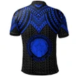 Alohawaii Shirt, Polo Shirt Polynesian Hibiscus Northern Mariana Islands Custom Personalised, Polynesian Armor Style Blue | Alohawaii.co