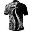 Alohawaii Shirt, Polo Shirt Polynesian Hibiscus New Caledonia Custom Personalised White, Polynesian Tentacle Tribal Pattern | Alohawaii.co
