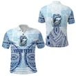 Alohawaii Shirt, Polo Shirt Polynesian Hibiscus (Custom Personalised) Fiji Tavua Rugby Tapa Polynesian Blue | Alohawaii.co