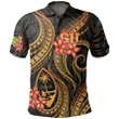 Alohawaii Shirt, Polo Shirt Polynesian Hibiscus Guam Polynesian, Gold Plumeria | Alohawaii.co