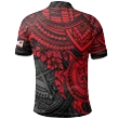 Alohawaii Shirt, Polo Shirt Polynesian Hibiscus American Samoa Polynesian, Red Turtle | Alohawaii.co