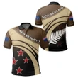 Alohawaii Shirt, Polo Shirt Polynesian Hibiscus New Zealand Silver Fern Four Stars | Alohawaii.co
