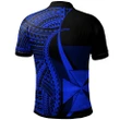 Alohawaii Shirt, Polo Shirt Polynesian Hibiscus Wallis and Futuna Blue, Polynesian Tentacle Tribal Pattern | Alohawaii.co