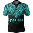 Alohawaii Shirt, Polo Shirt Polynesian Hibiscus Palau (Blue) Polynesian | Alohawaii.co