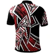 Alohawaii Shirt, Polo Shirt Polynesian Hibiscus Tahiti, Tribal Flower Special Pattern Red Color | Alohawaii.co