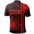 Alohawaii Shirt - Polo Shirt Samoa Red Boba Style - AH - J14