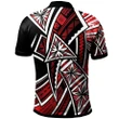 Alohawaii Shirt, Polo Shirt Polynesian Hibiscus Hawaii, Tribal Flower Special Pattern Red Color | Alohawaii.co