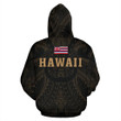 Alohawaii Clothing, Hoodie Polynesian Kamapua'A Flag Of Hawaii, Gold, Hawaiian Mythology Style | Alohawaii.co
