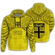 Alohawaii Clothing, Hoodie Fiji Coat Of Arms Demodern Style Yellow | Alohawaii.co
