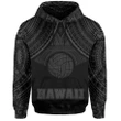 Alohawaii Clothing, Hoodie Polynesian Volleyball Hawaii, Grey | Alohawaii.co
